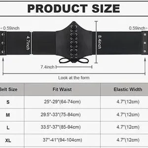 Boutique | Accessories | Derlow Womens Corset Belt Wide  display picture 3